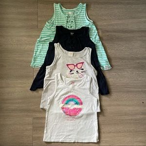 Girls Size 5 Tank Lot